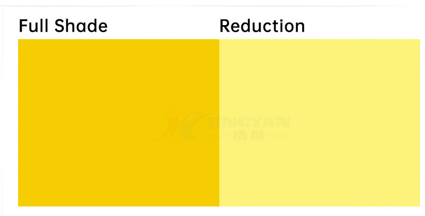中鉻黃顏料黃34色卡
