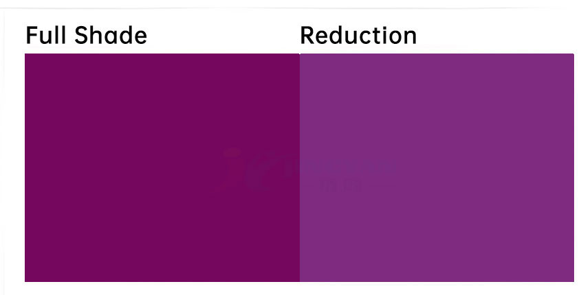 蒽醌染料溶劑紫36著色色卡顏色示意圖