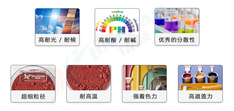 拜耳樂140M氧化鐵紅優點